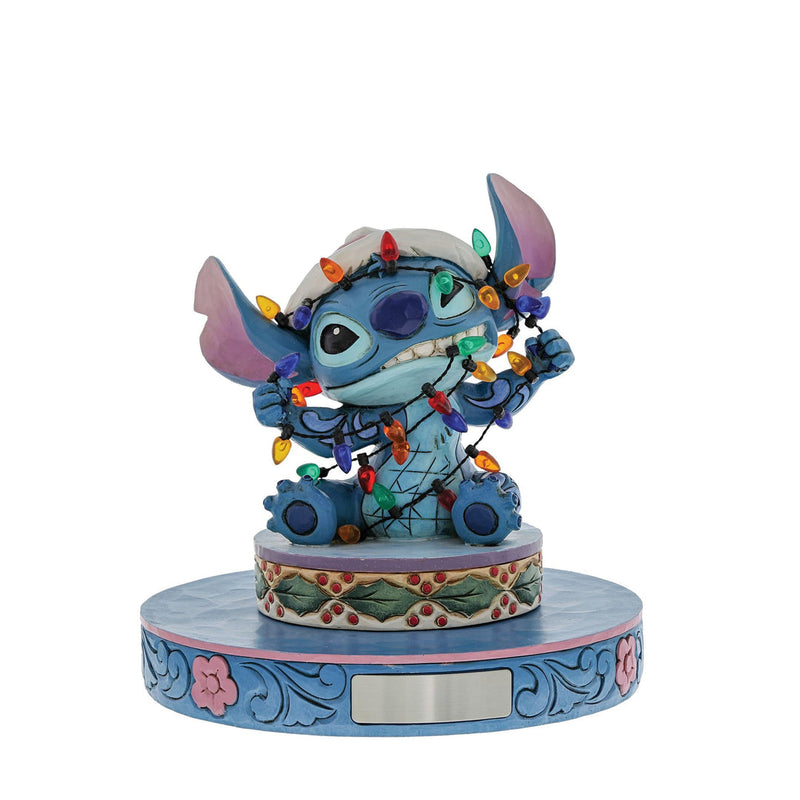 Stitch Wrapped in Christmas Li