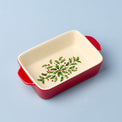 Holiday rectangular baking dish   mini