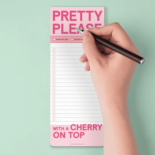 Make-a-List Pads- Pretty Please