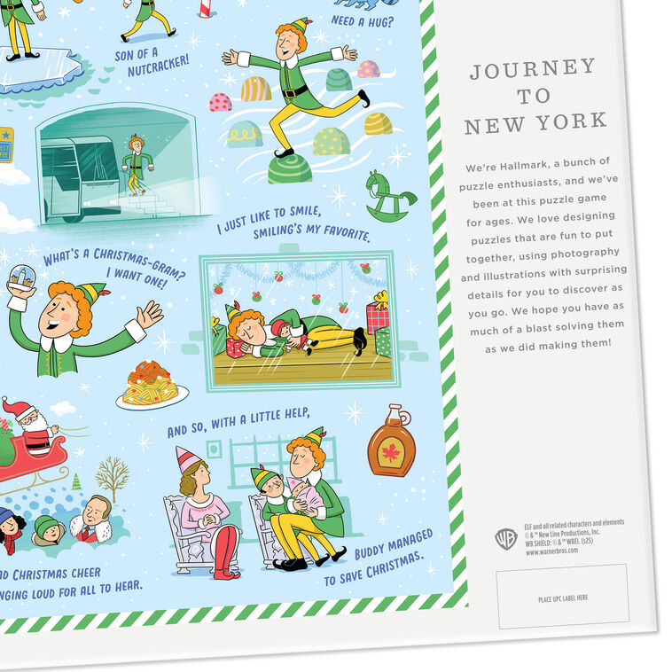 Elf Journey to New York 1000-Piece Jigsaw Puzzle