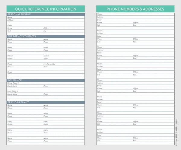 Floral 2-Year Pocket Planner