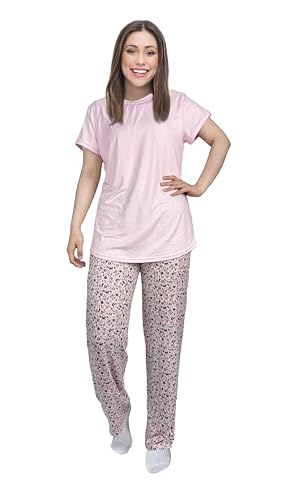 Fashion by Mirabeau Lounge Pants - Ella Marie - Extra-Large Pink