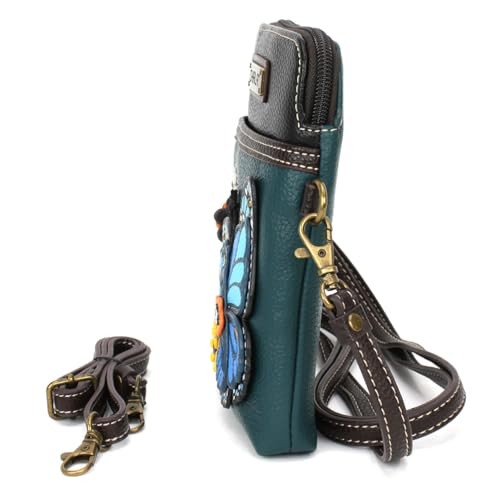 Cellphone Xbody- Turquoise Butterfly