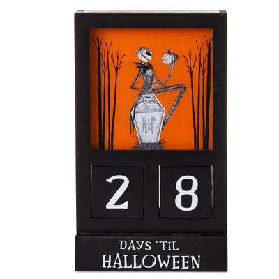 Disney tim burton's the nightmare before christmas 2 sided countdown calendar with light