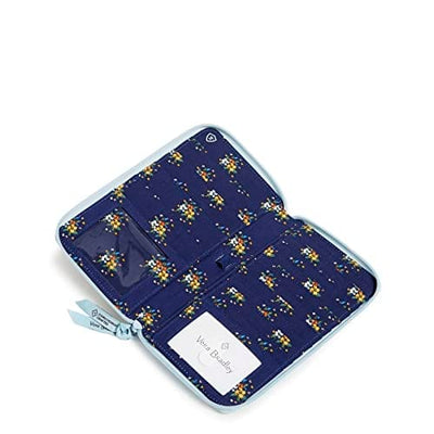 RFID Deluxe Travel Wallet - Sea Air Floral