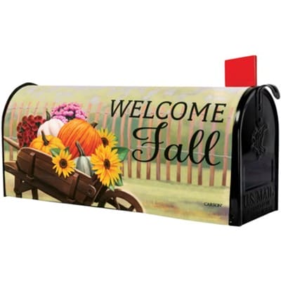 Harvest Wagon Mailbox Cover