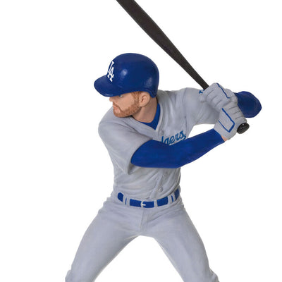 Freddie Freeman ornament in Dodgers #5 uniform swinging bat, Hallmark Keepsake baseball Christmas decoration for Los Angeles Dodgers fans.