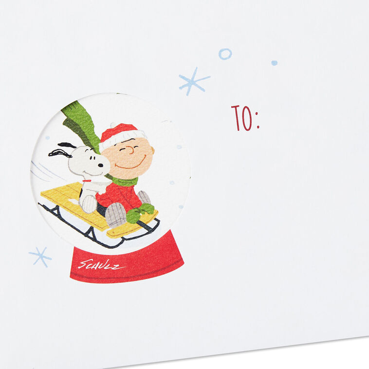 Peanuts Jolly Snow Fun Boxed Christmas Cards, Pack of 16