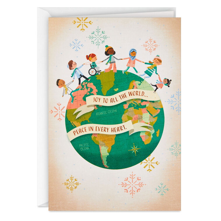 UNICEF Joy to All the World Boxed Christmas Cards, Pack of 12