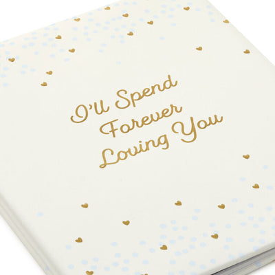 Forever Loving You Hearts on Cream Refillable Photo Album