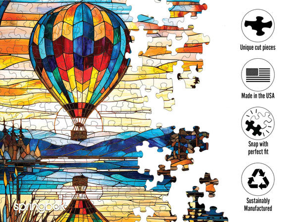 Balloon Reflections 500 Piece Jigsaw Puzzle