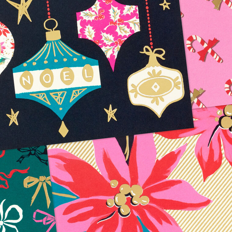 Lacey Chabert Collection Nostalgic Holidays Assorted Blank Boxed Christmas Cards, Pack of 24