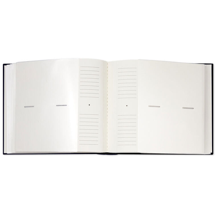 Best Day Ever Gold on Navy Linen Photo Album