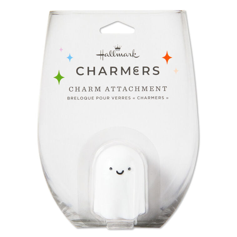 Charmers ghost silicone charm, 1.8" h