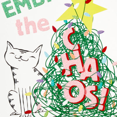Embrace the Chaos Boxed Christmas Cards, Pack of 16