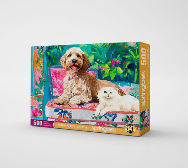 Floral Companions 500 Piece Jigsaw Puzzle