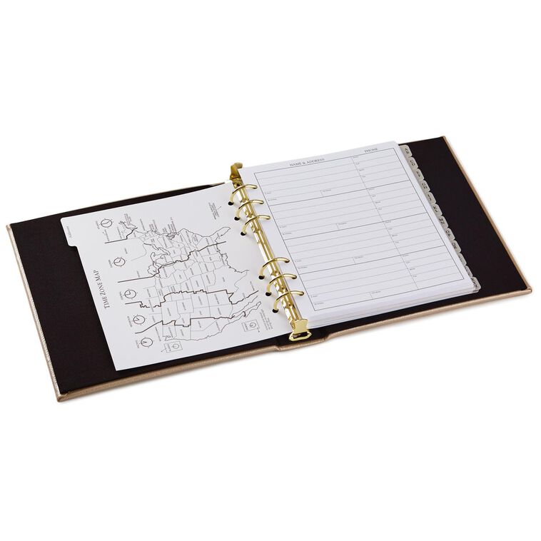 Classic Cream Address Book