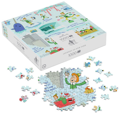 Elf Journey to New York 1000-Piece Jigsaw Puzzle