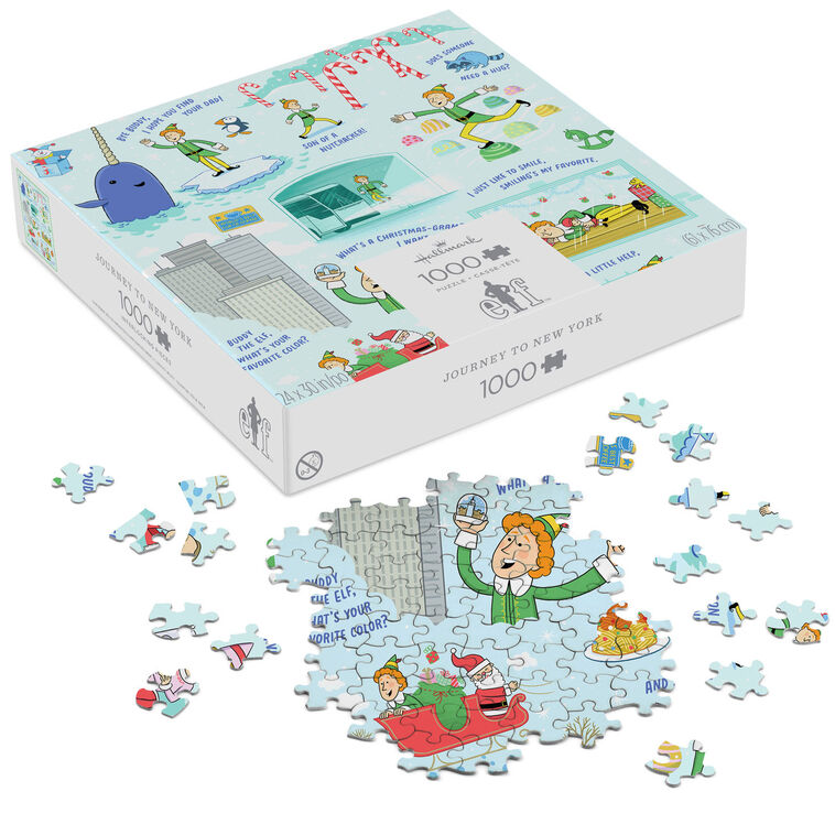 Elf Journey to New York 1000-Piece Jigsaw Puzzle