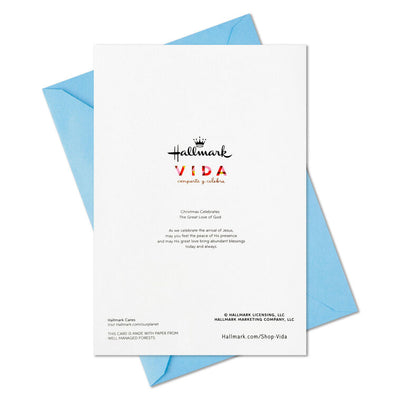 Folk-Art Nativity Spanish-Language Boxed Christmas Cards, Pack of 16