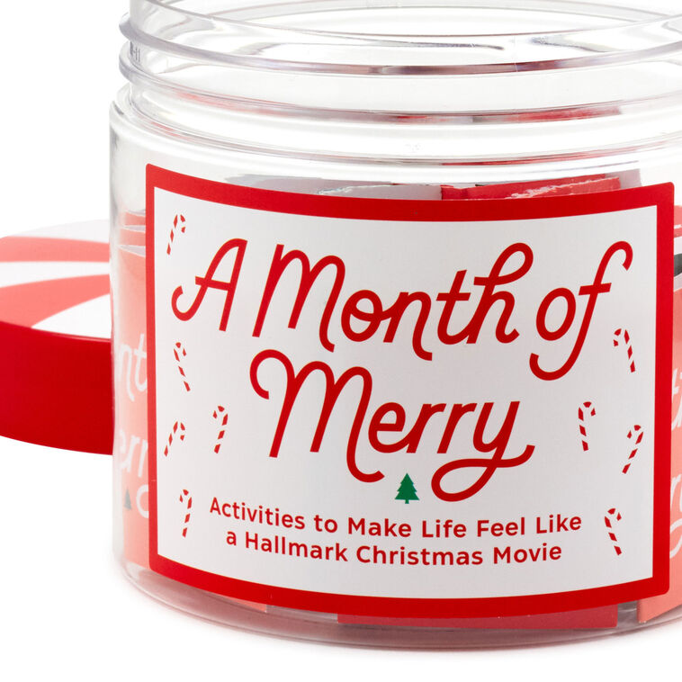 Hallmark Channel A Month of Merry Christmas Activity Jar