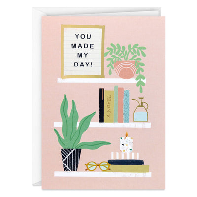 Plants on Shelves Blank Thank You Notes, Pack of 10