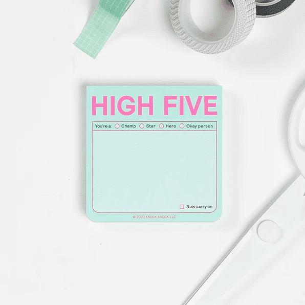 Sticky Notes- High Five