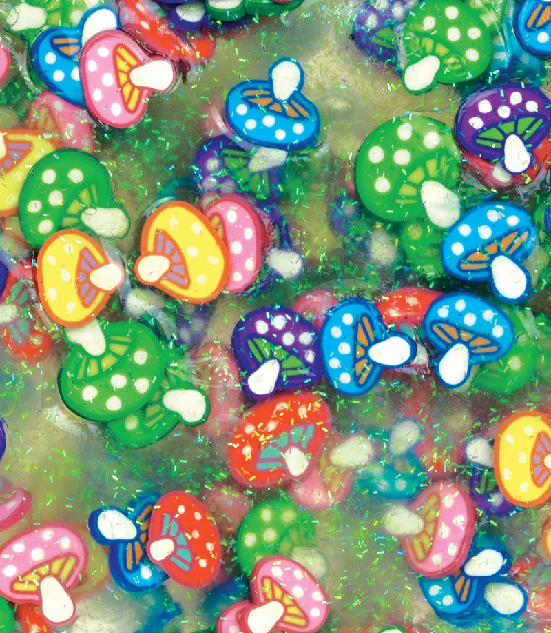Crazy Aaron’s Gnome Home Thinking Putty with hidden gnomes and colorful mushrooms; sensory-safe, non-toxic tactile play for all ages. 