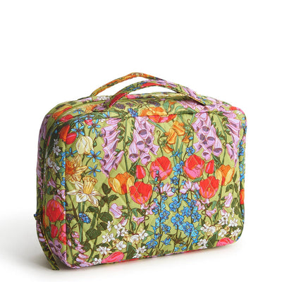 Floral hanging travel organizer with zip pockets and compartments from Vera Bradley