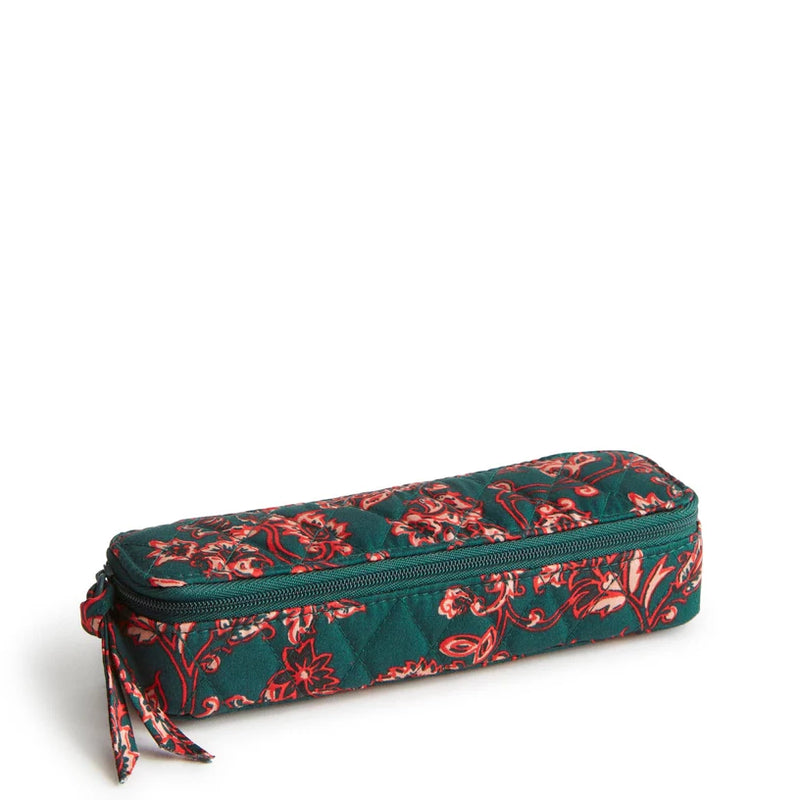 Vera Bradley Travel Pill Case in Victorian Vines with labeled compartments and zip closure