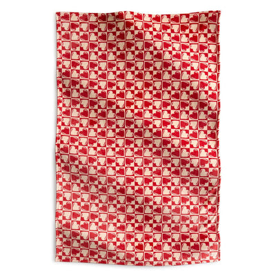 Vera Bradley Plush Throw Blanket in Graphic Heart design, ultra-soft polyester for cozy lounging