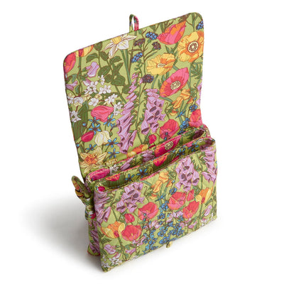 Vera Bradley Baird Hipster crossbody bag in Meadow Bouquet with slip pocket and card slots