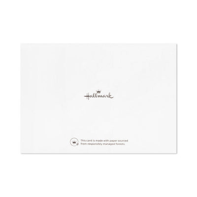 White note cards with playful block-style multicolor “Just a Note” lettering, bundled in kraft paper wrap.
