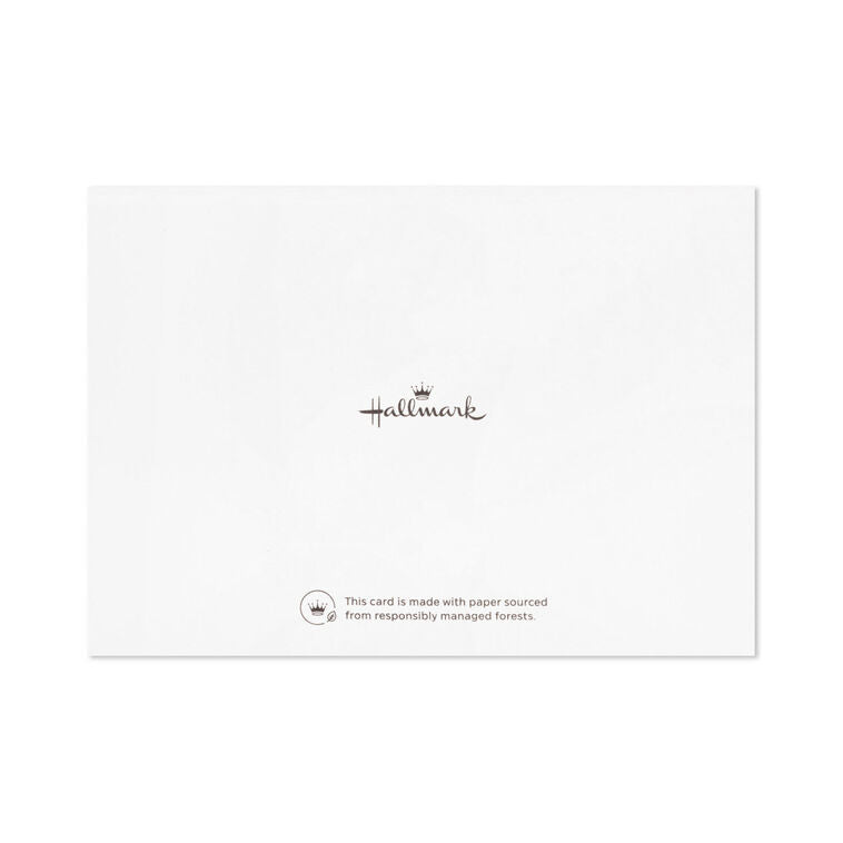 White note cards with playful block-style multicolor “Just a Note” lettering, bundled in kraft paper wrap.
