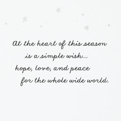 Peace on Earth Boxed Christmas Cards, Pack of 16