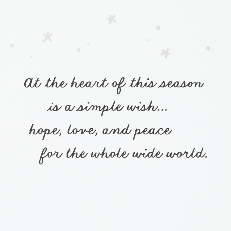 Peace on Earth Boxed Christmas Cards, Pack of 16