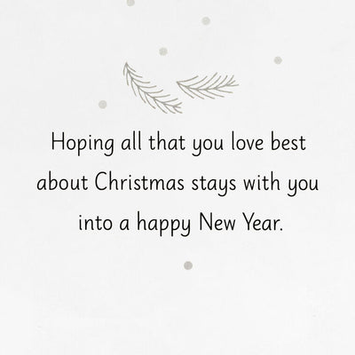 Retro Lettering Boxed Christmas Cards, Pack of 12