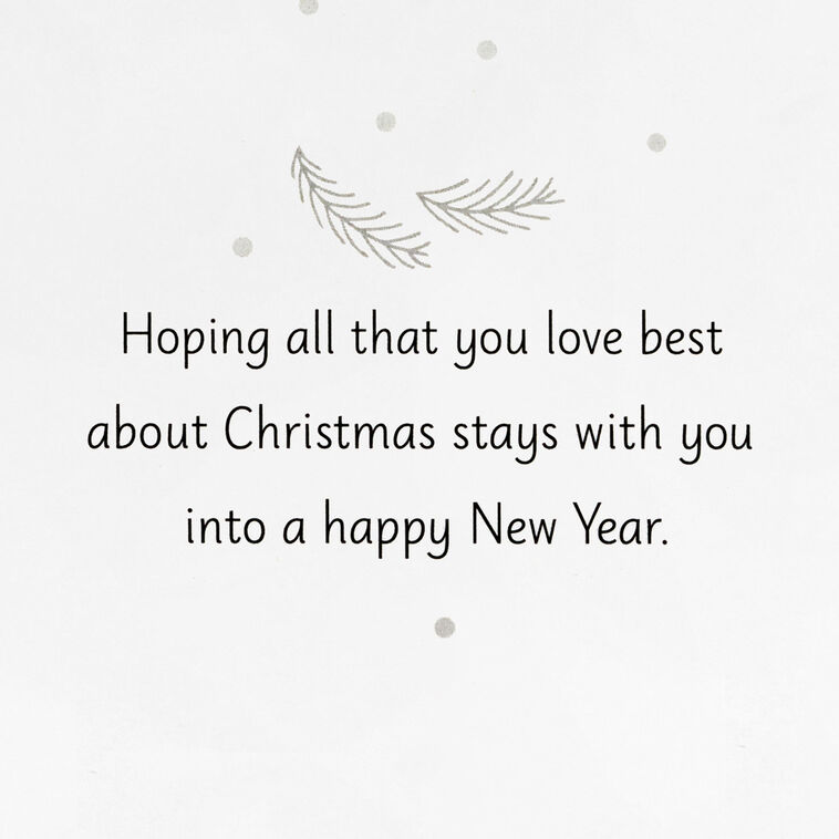 Retro Lettering Boxed Christmas Cards, Pack of 12