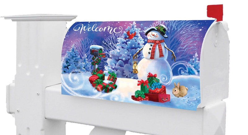 Mailbox Makeover - Magical Snowman