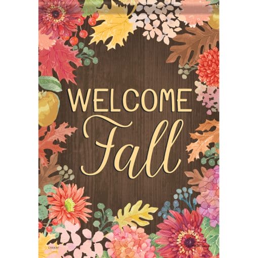 Velvet Blooms Garden Flag with rich floral design in vibrant colors on double-sided soft Dura Soft™ fabric by FlagTrends™.