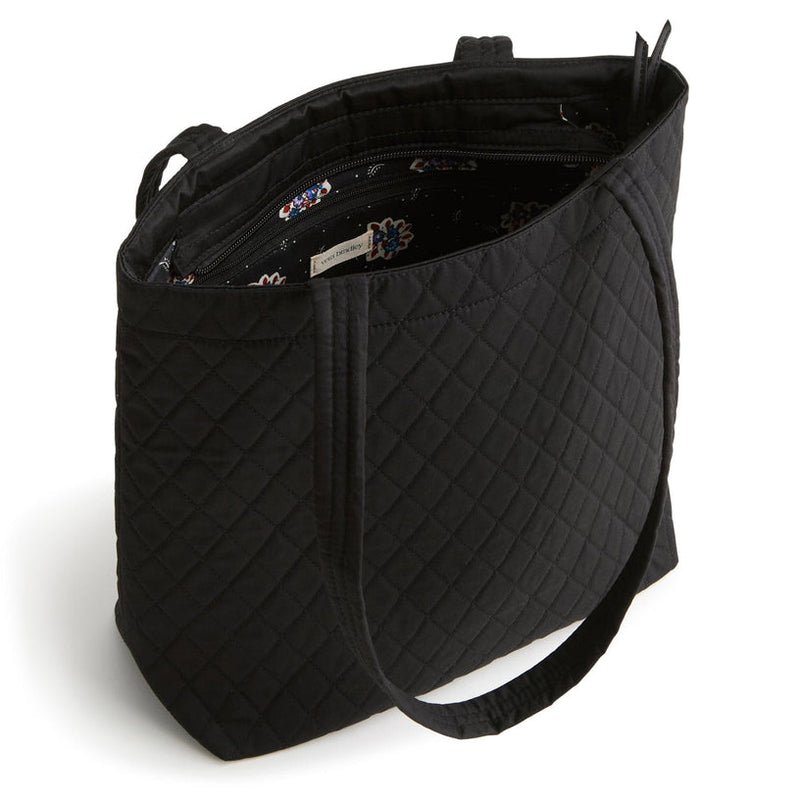 Vera Bradley Small Original Zip Tote Bag in Moonless Night with zip closure, front pockets, and long handles for everyday use.