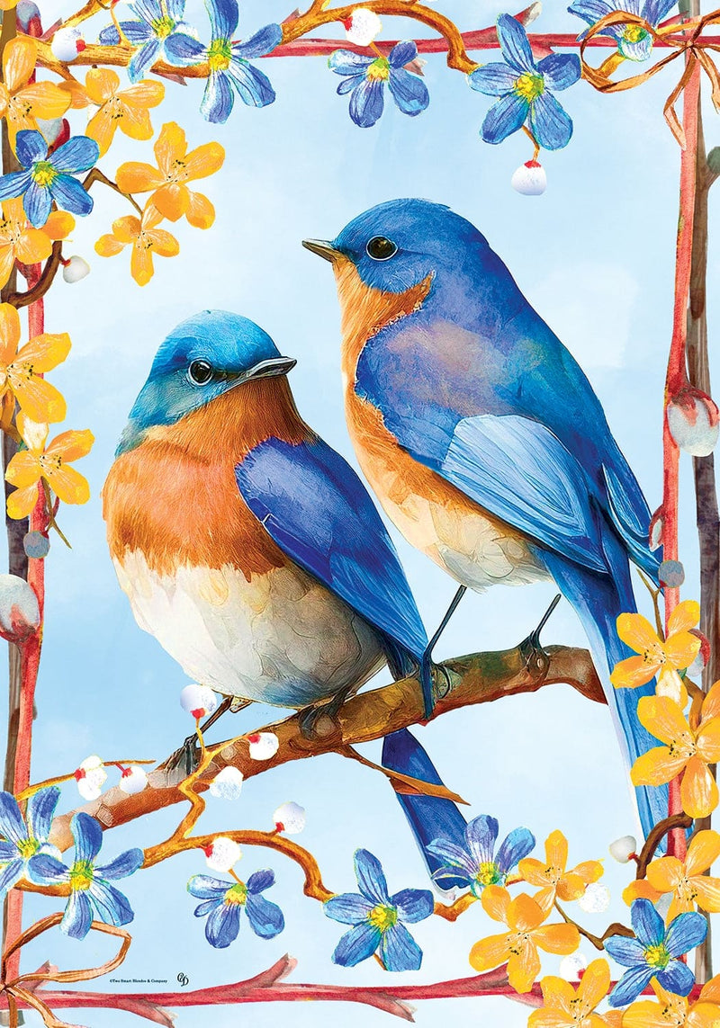 Flag by TSB Collection - Lovely Bluebirds