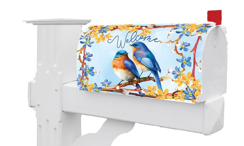 Mailbox Makeover - Lovely Bluebirds