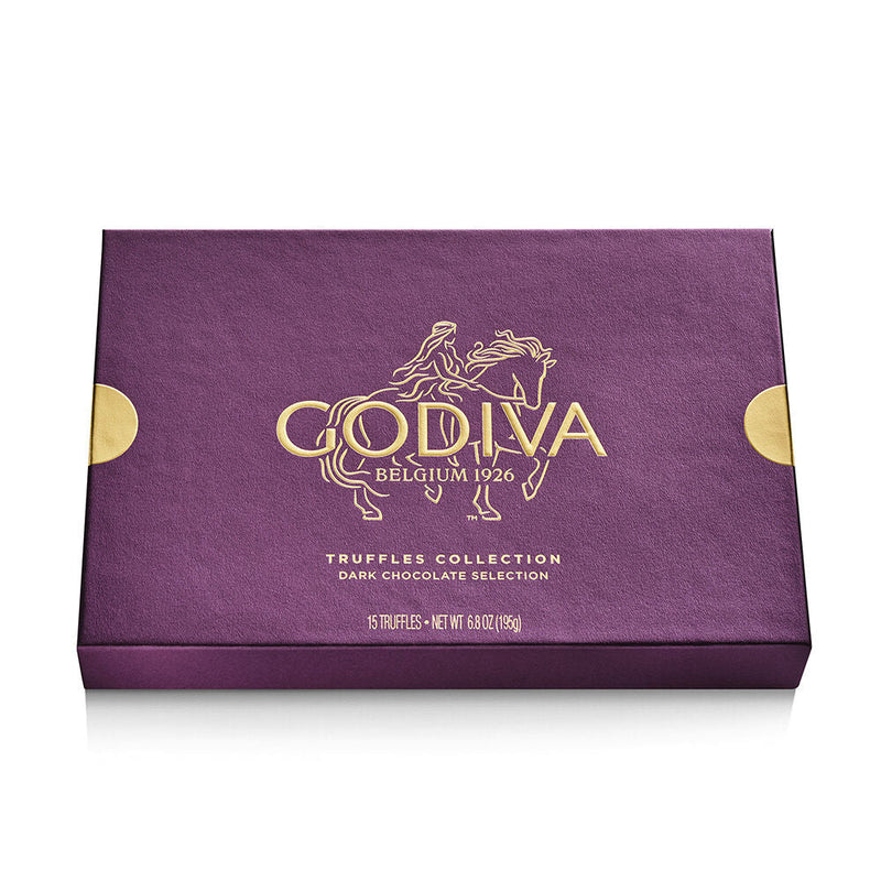 Dark Chocolate Truffles Gift Box, 6.8 oz