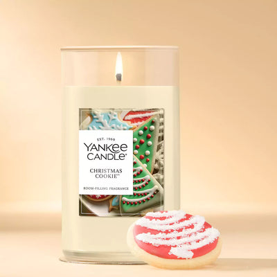 Christmas Cookie Medium Pillar 14 oz