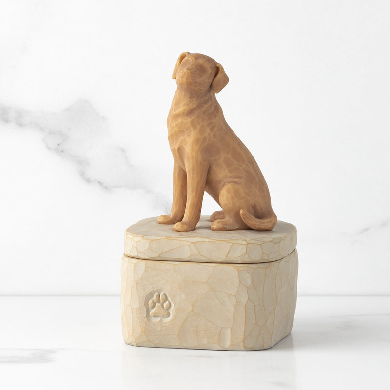Love my Dog (golden) Keepsake Box