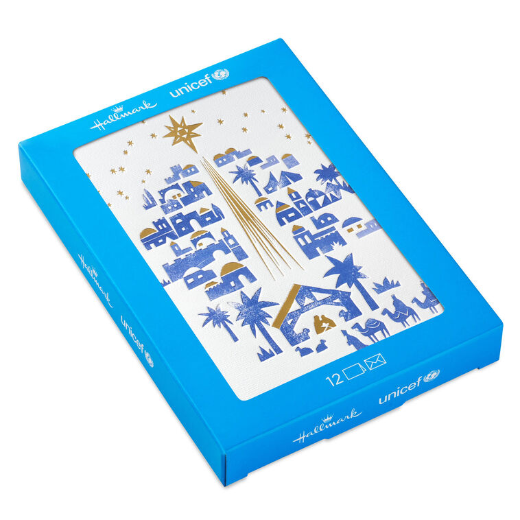 UNICEF Bethlehem Hope and Promise Boxed Christmas Cards, Pack of 12