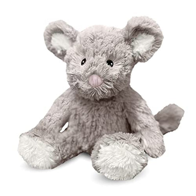 Soft and cozy Warmies Mouse plush toy, 13 inches tall, scented with French lavender and gently weighted.