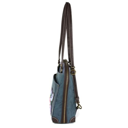 Convertible Backpack- Hummingbird Blue