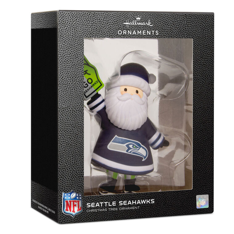 NFL Seattle Seahawks Santa Fan Hallmark Ornament